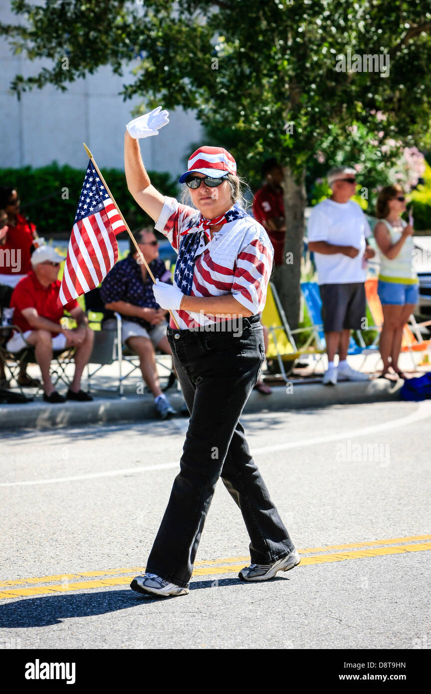 Memorial Day Parade in downtown Sarasota Florida Stock Photo Alamy