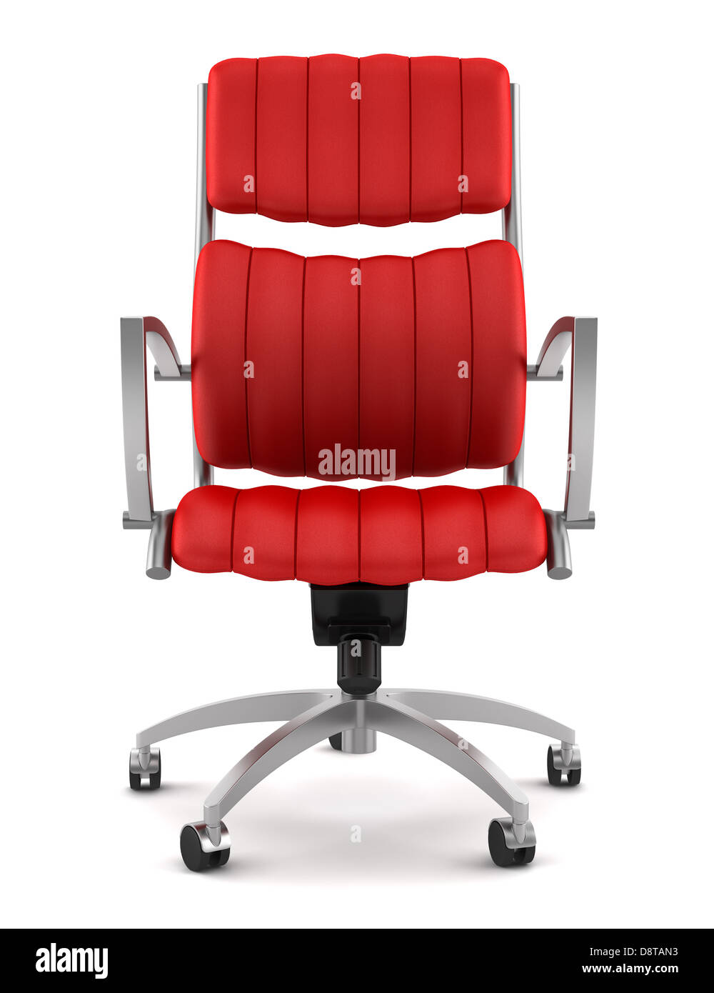 modern red office chair isolated on white Stock Photo Alamy