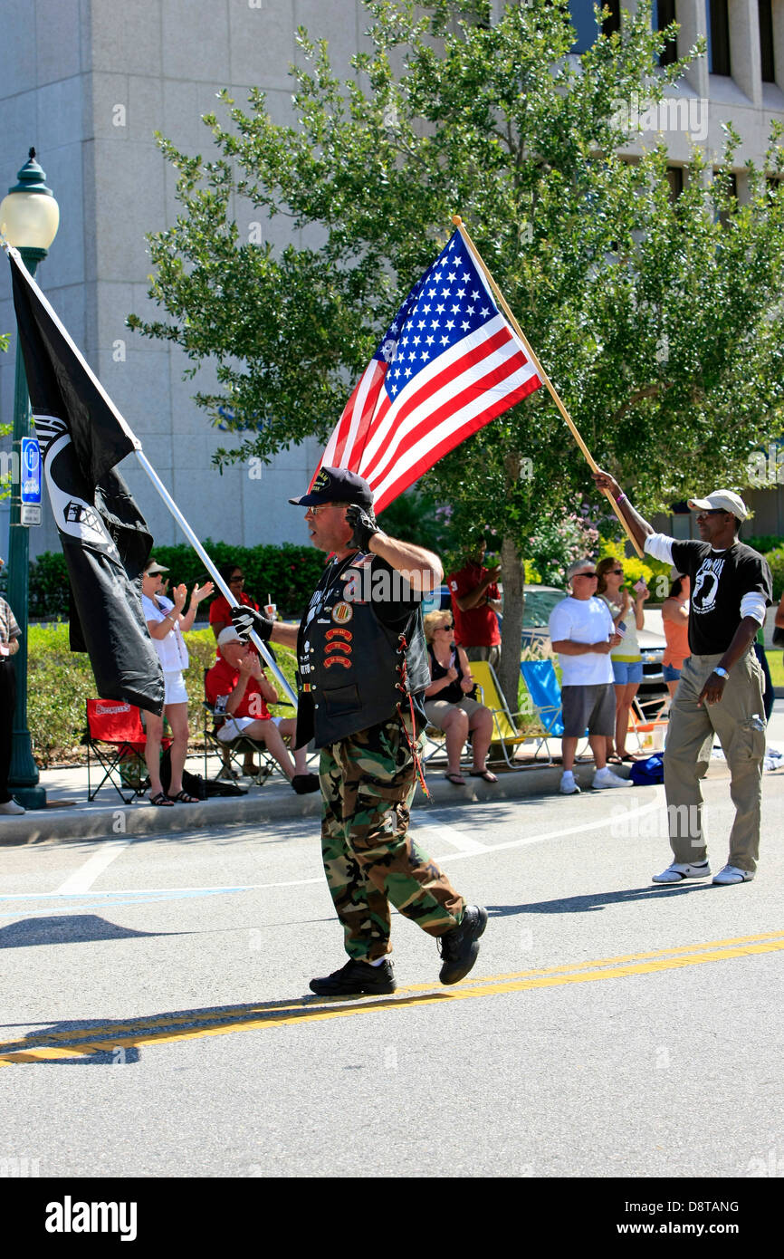 Memorial Day Parade in downtown Sarasota Florida Stock Photo Alamy