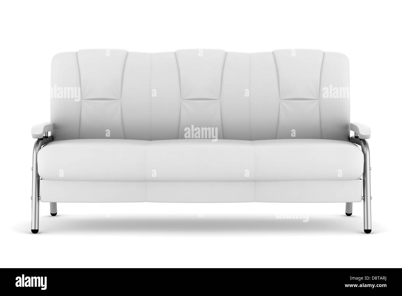 leather couch isolated on white background Stock Photo Alamy