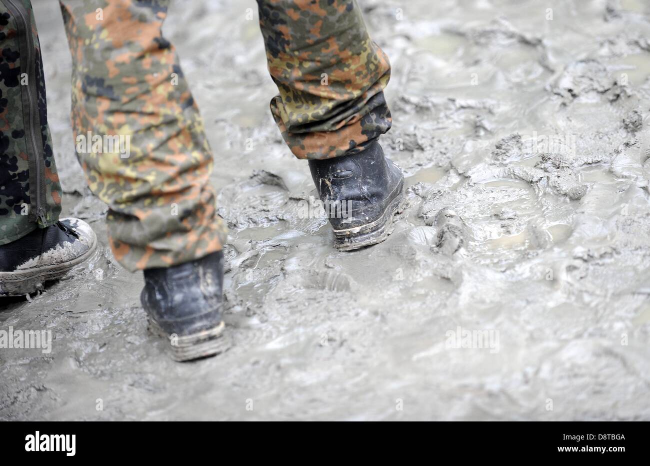Bavaria, Germany. 4th June 2013. Soldiers of the German Bundeswehr ...