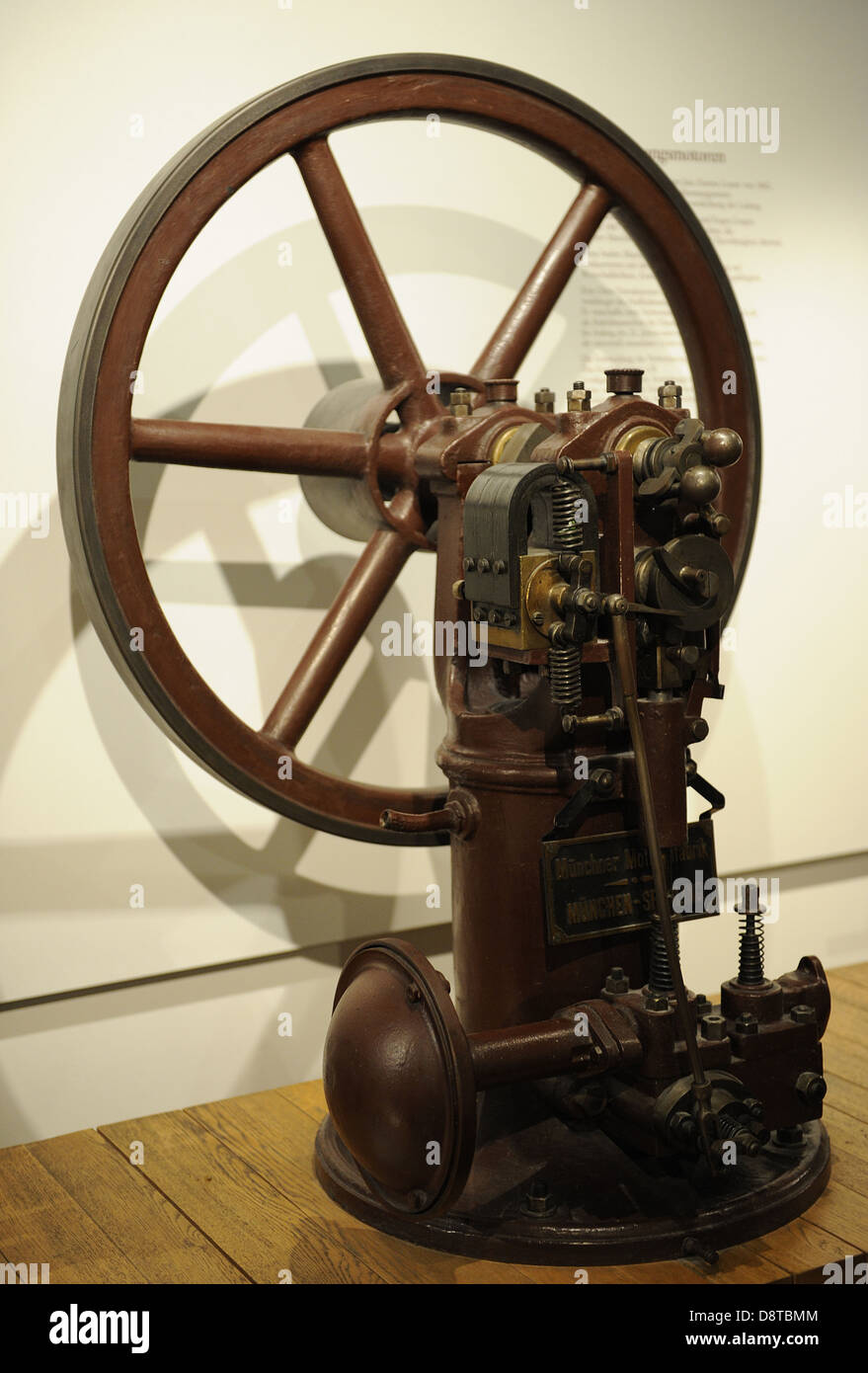 Internal Combustion Engines. Deutches Museum. Munich. Germany. Stock Photo