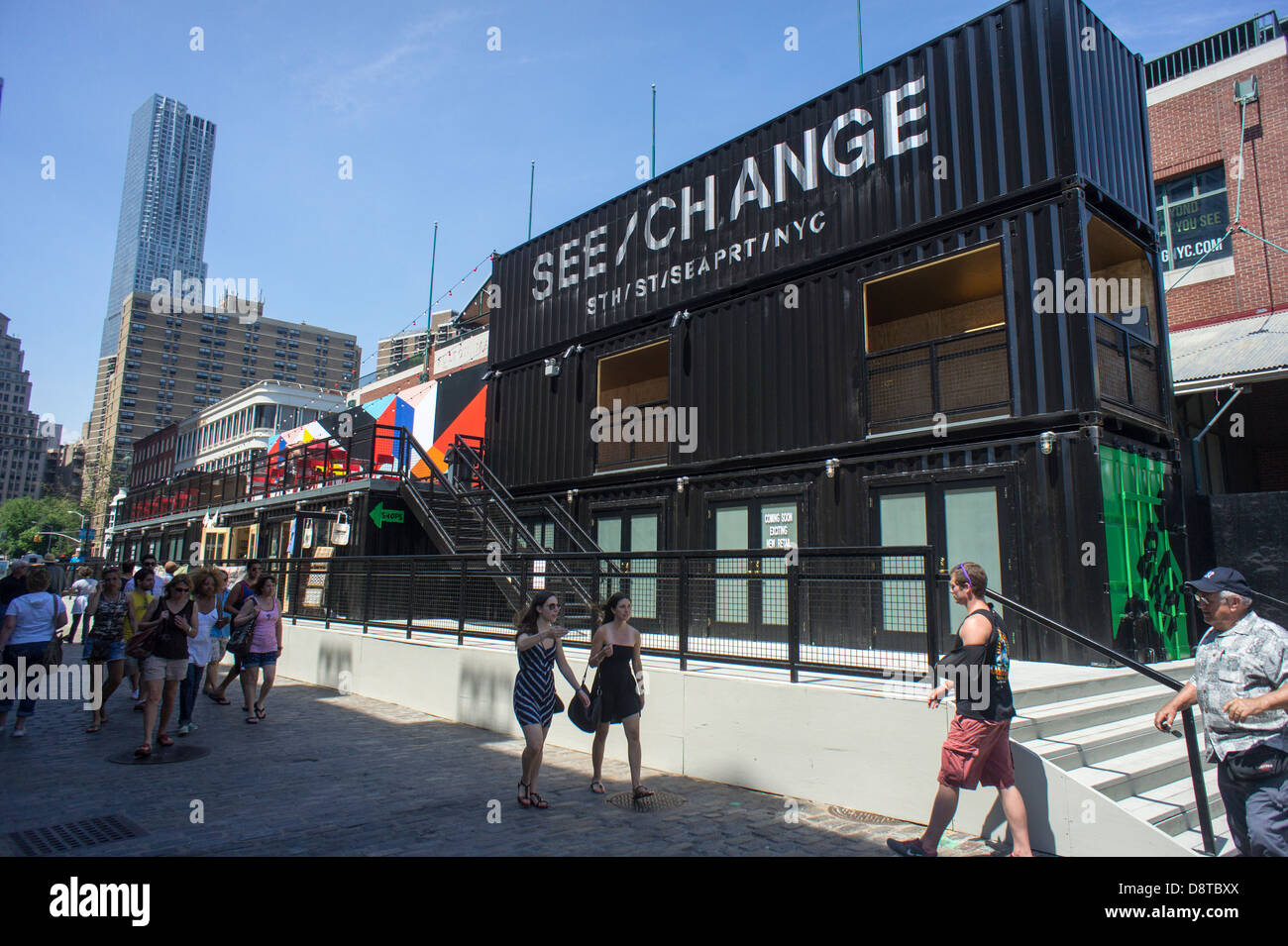 Retail called See/Change in shipping containers in the South Street ...