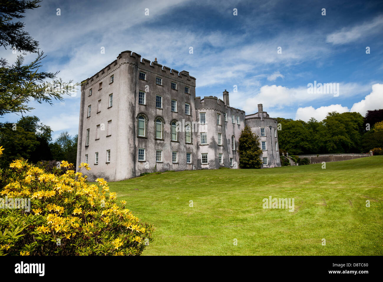 Picton Castle, Pembrokeshire, Wales Stock Photo Alamy