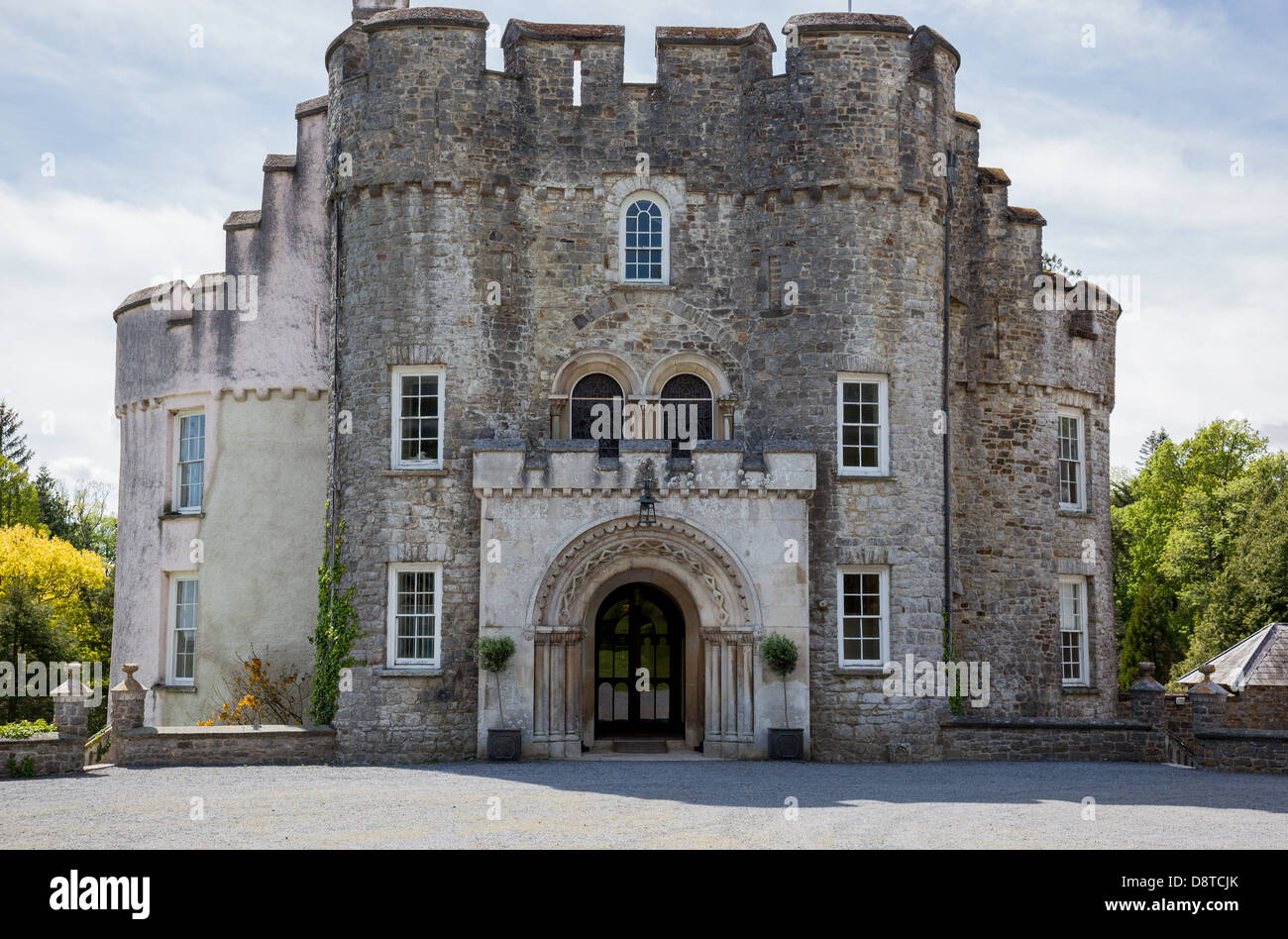 Picton Castle, Pembrokeshire, Wales Stock Photo Alamy