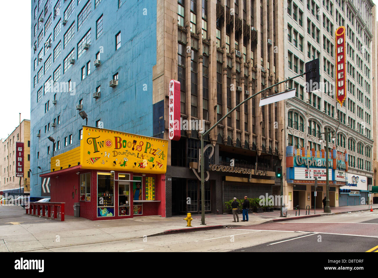 Broadway, downtown Los Angeles, California, United States of America ...