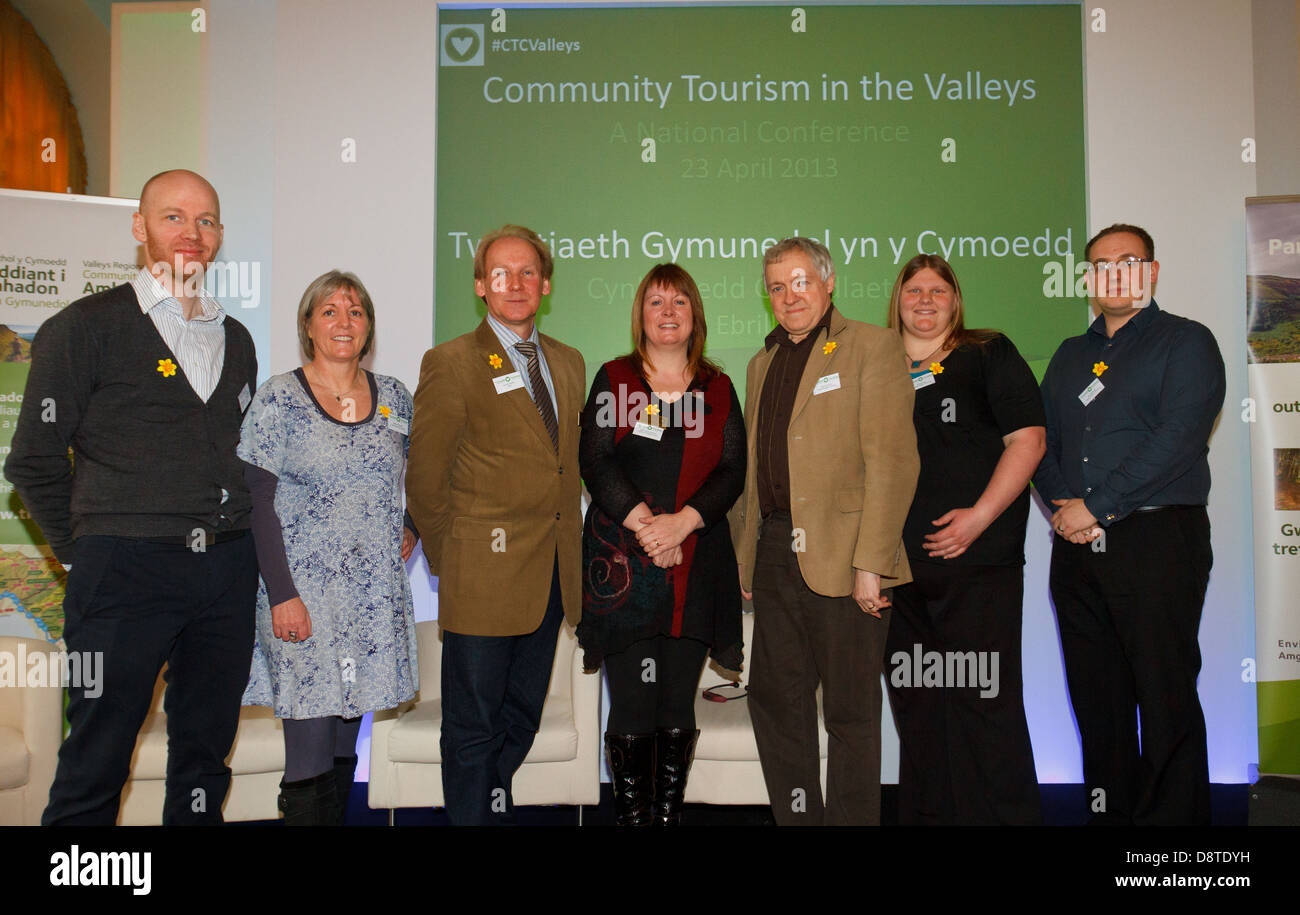 Community Tourism in the Valleys, A National Conference, Margam Park, Port Talbot, 23rd April.  Stock Photo