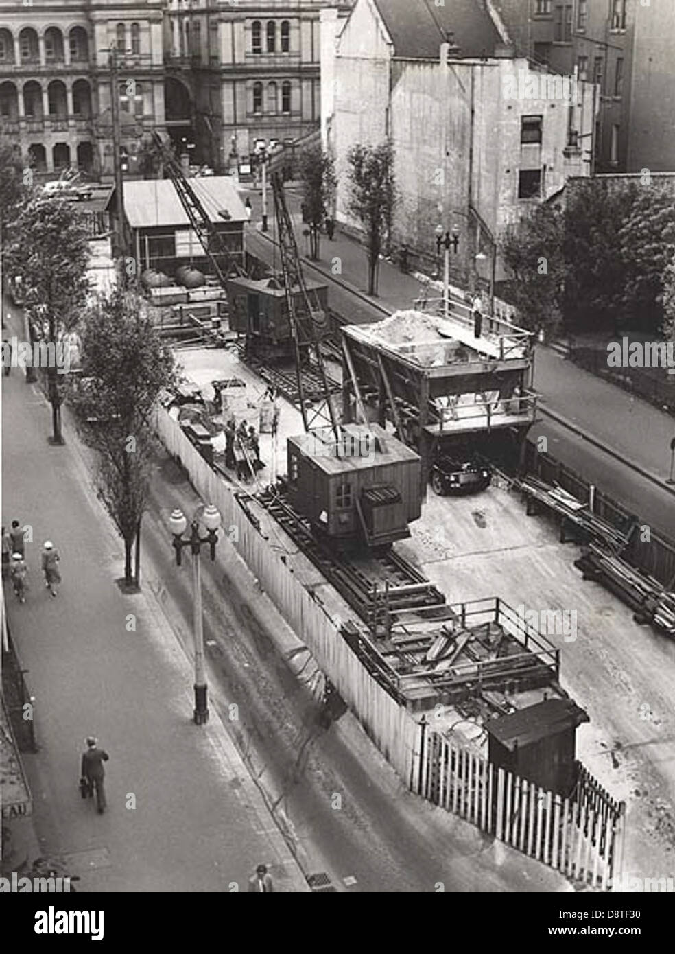 Railway Station Martin Place Stock Photo Alamy