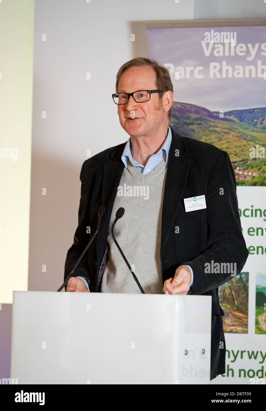 Community Tourism in the Valleys, A National Conference, Margam Park, Port Talbot, 23rd April. Pictured: Peter Cole Stock Photo