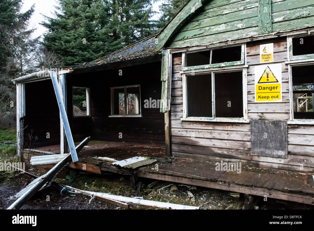 Loch Lomond, Scotland on Inchconachan island. Lady Arran's old summer