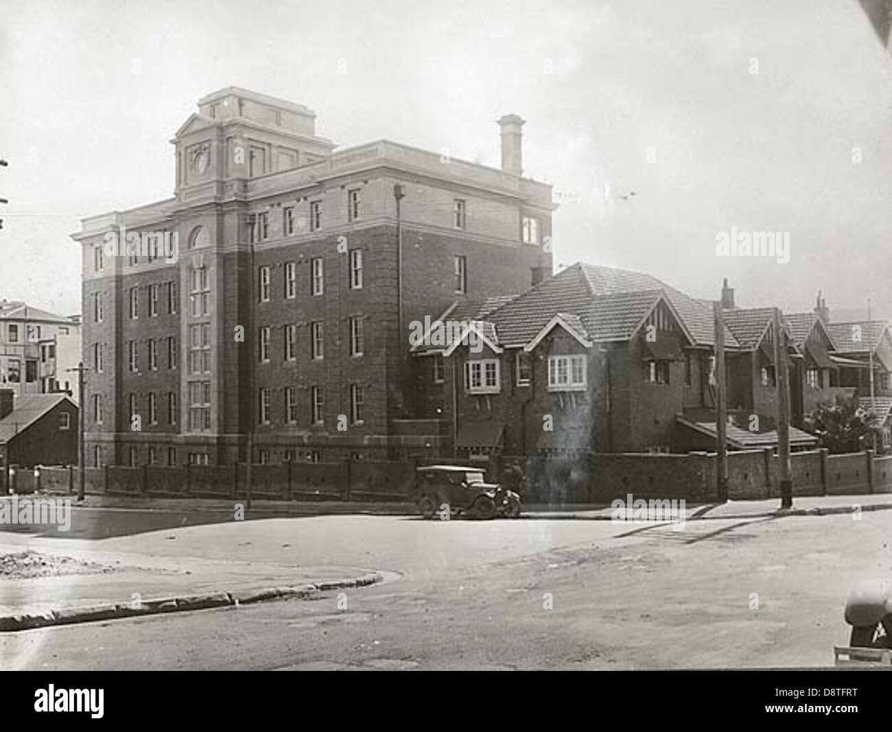 Newcastle Hospital Nurses Quarters Stock Photo Alamy