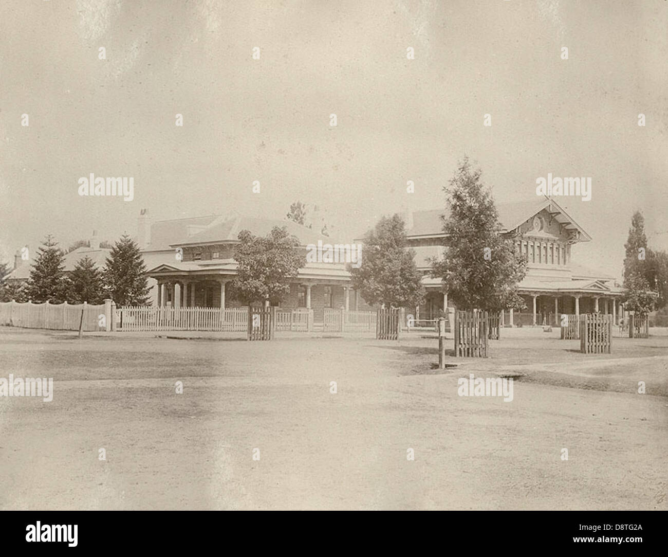 Grafton Court House and Police Station Stock Photo Alamy