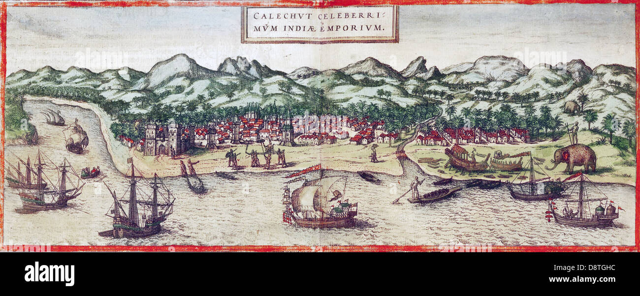 CALCUTTA, India, in 1572 Stock Photo