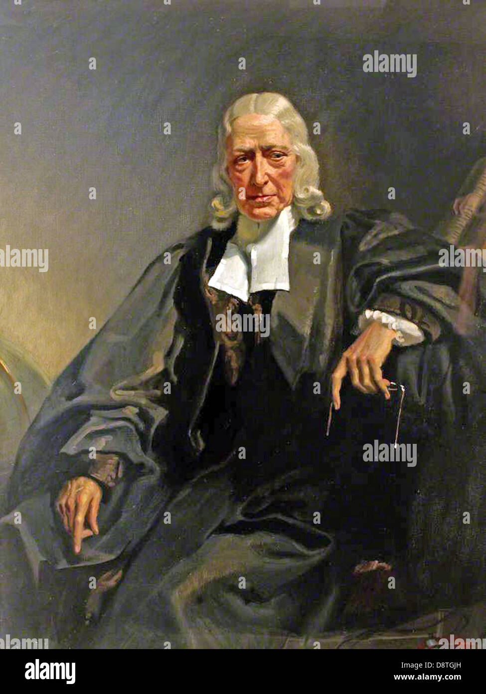 JOHN WESLEY (1703-1791) Anglican clergyman who founded the Methodist movement. Stock Photo