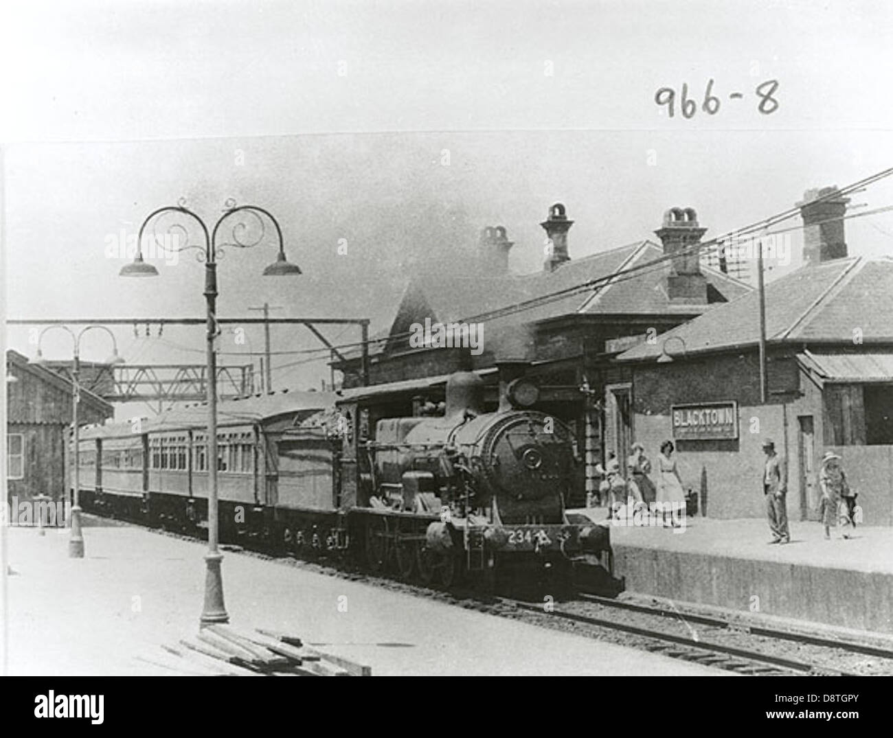 Railway Station - Blacktown, 1955 Stock Photo