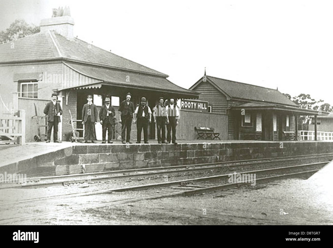 Railway Station Rooty Hill Stock Photo Alamy