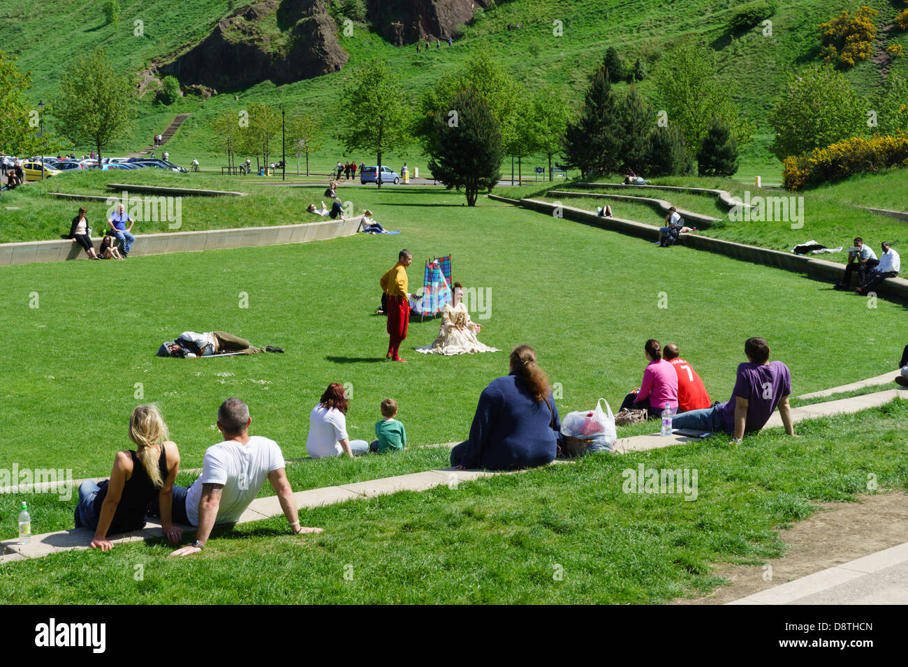 Edinburgh Holyrood area round Parliament buildings. A Scottish