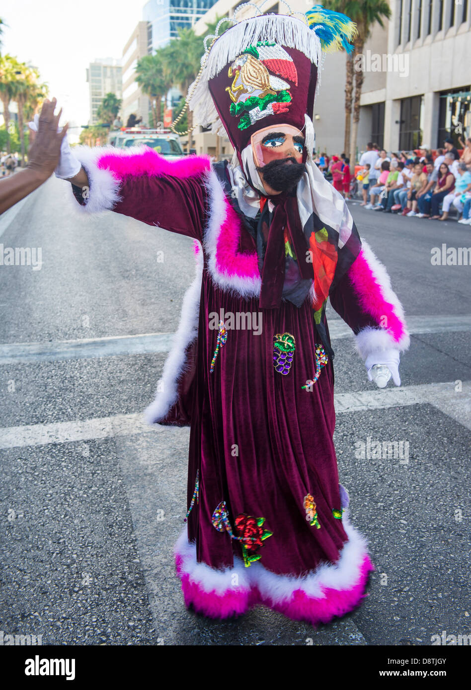 A Participant at the Helldorado Days Parade held in Las Vegas ,USA