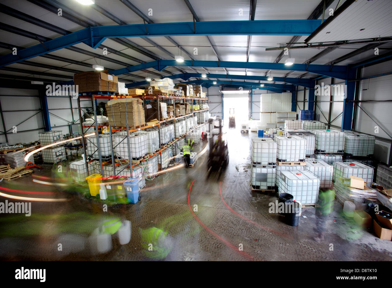 Stock images of a working factory and warehouse in Swansea, South Wales, Stock Photo