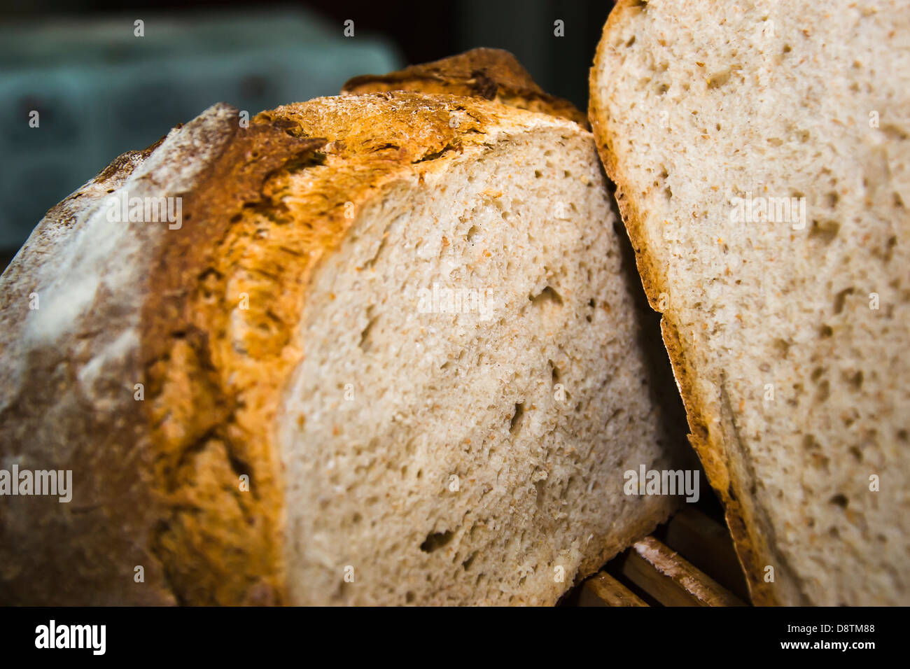 different types of freshly baked artisan bread Stock Photo Alamy