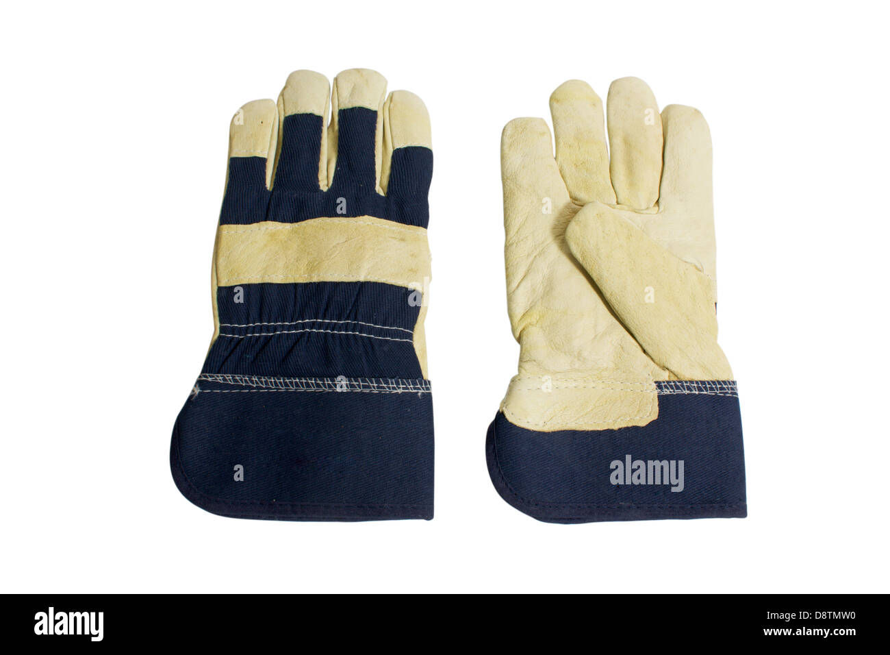 safety Denim Work Gloves for industrial use Stock Photo Alamy