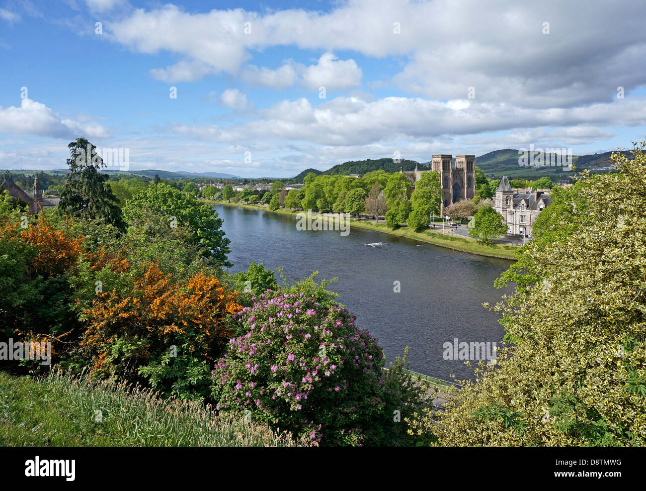 Inverness Cathedral The Cathedral Church of St Andrew by the River Ness in Inverness Highland Scotland Stock Photo
