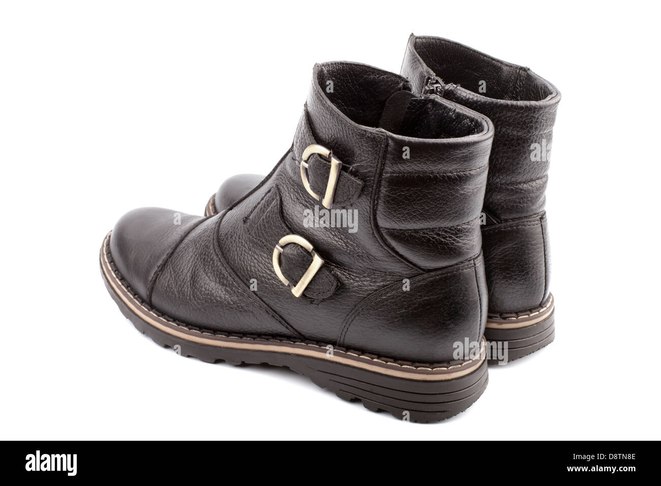 childrens black boots