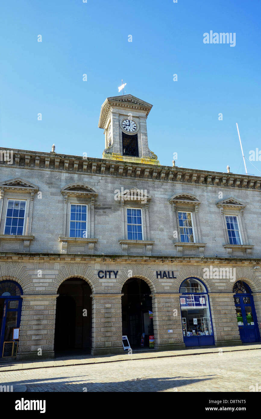 City Hall in Truro, Cornwall, Uk Stock Photo
