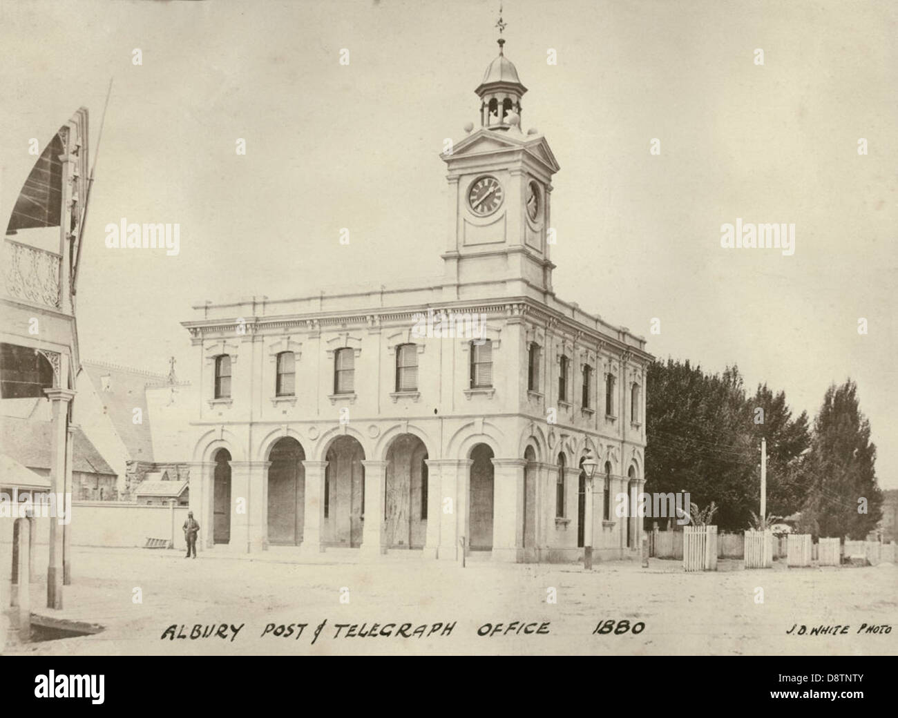 This photograph shows the Albury Post and Telegraph Office, a historic ...