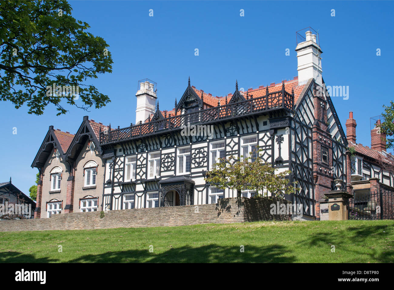 Half timbered , Whitburn House, Whitburn Village, north east England ...