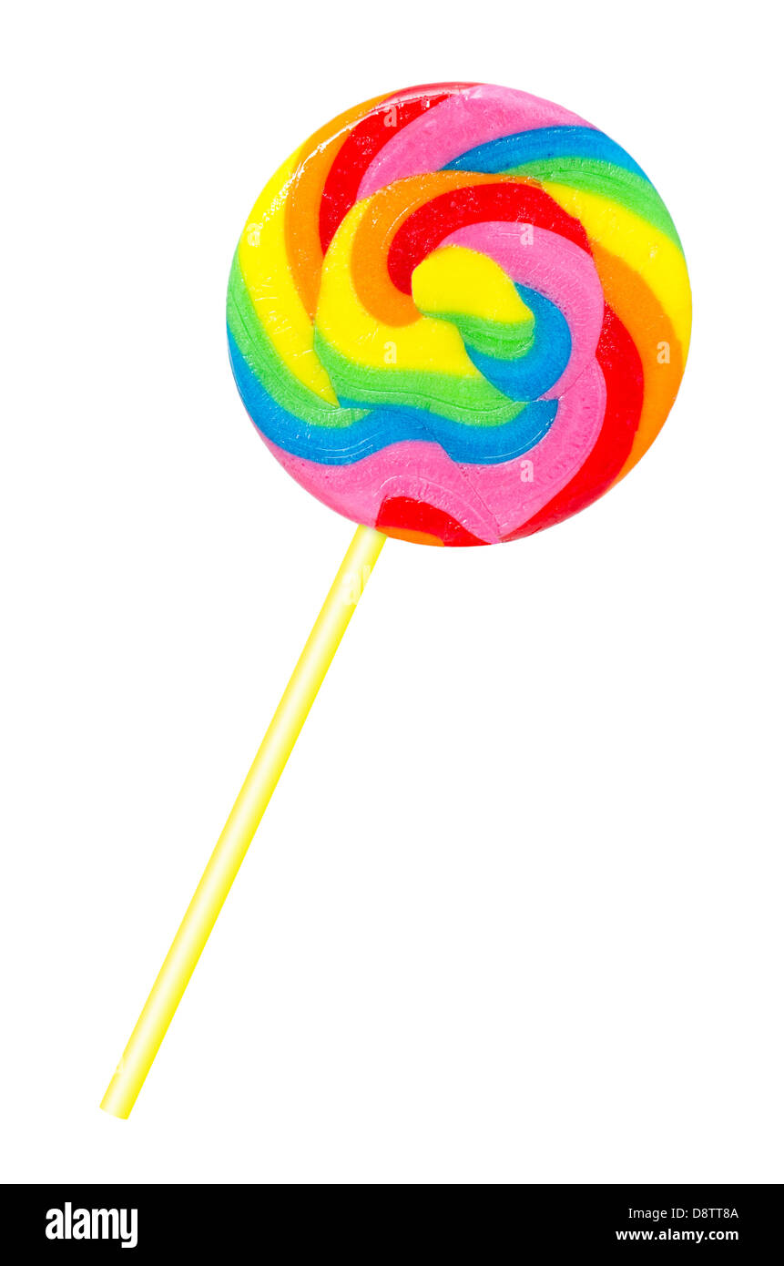 colourful lollipop Stock Photo