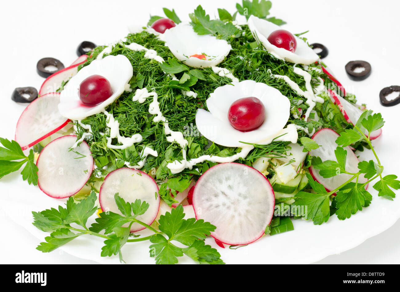 spring salad Stock Photo