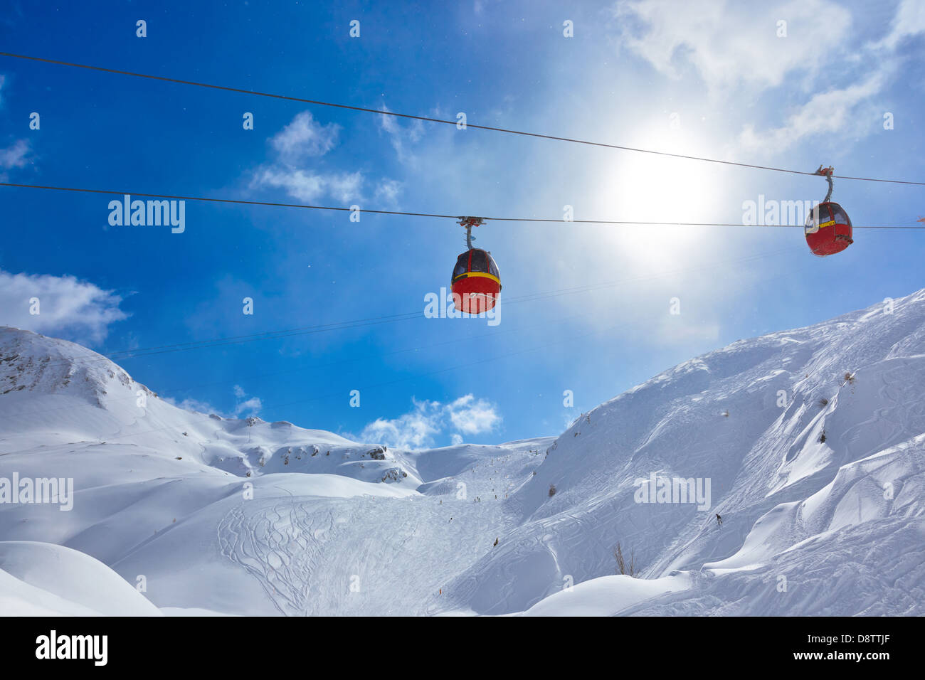 Mountains ski resort Kaprun Austria Stock Photo Alamy
