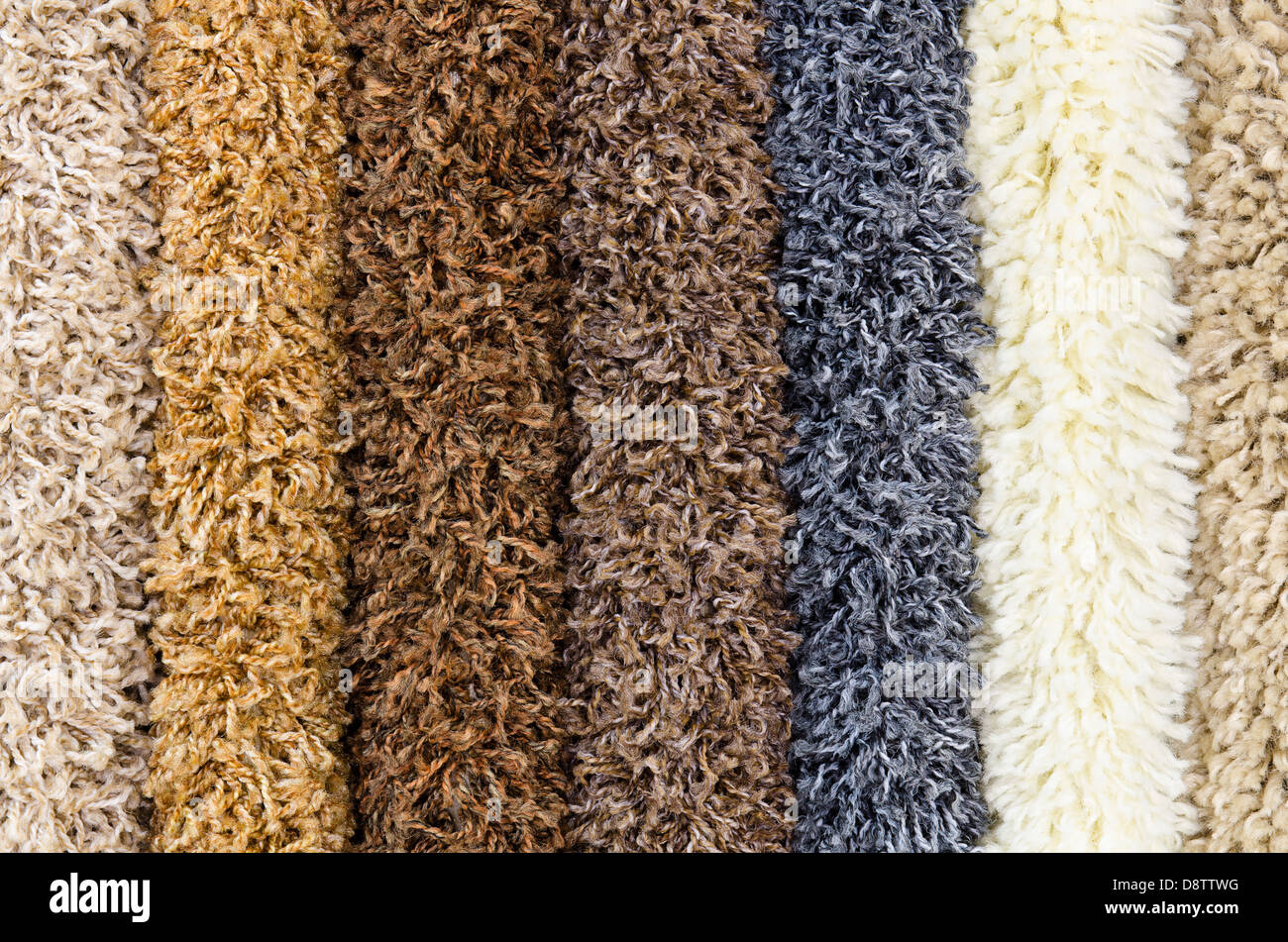 carpet demo samples Stock Photo