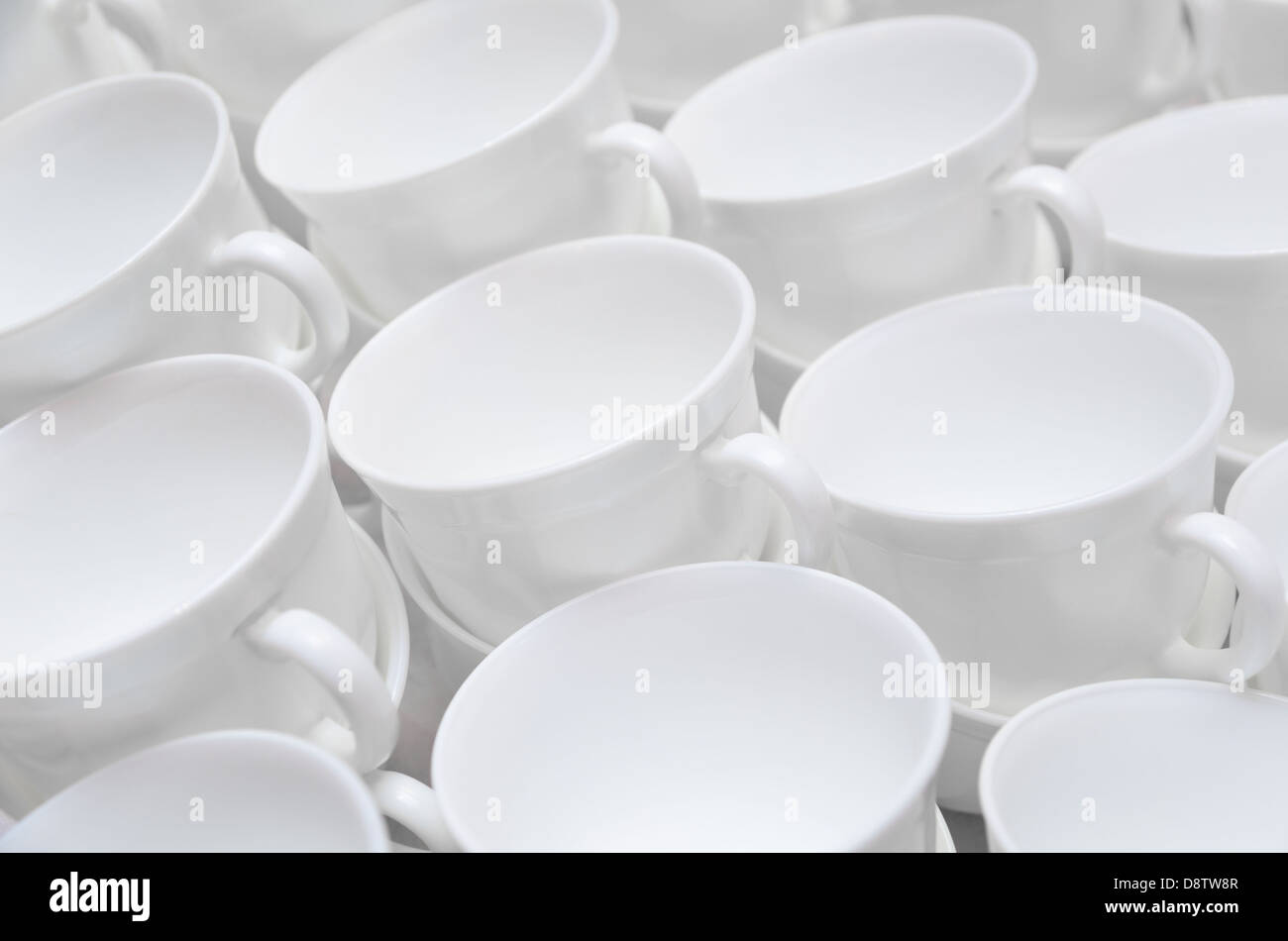 lot of cups Stock Photo
