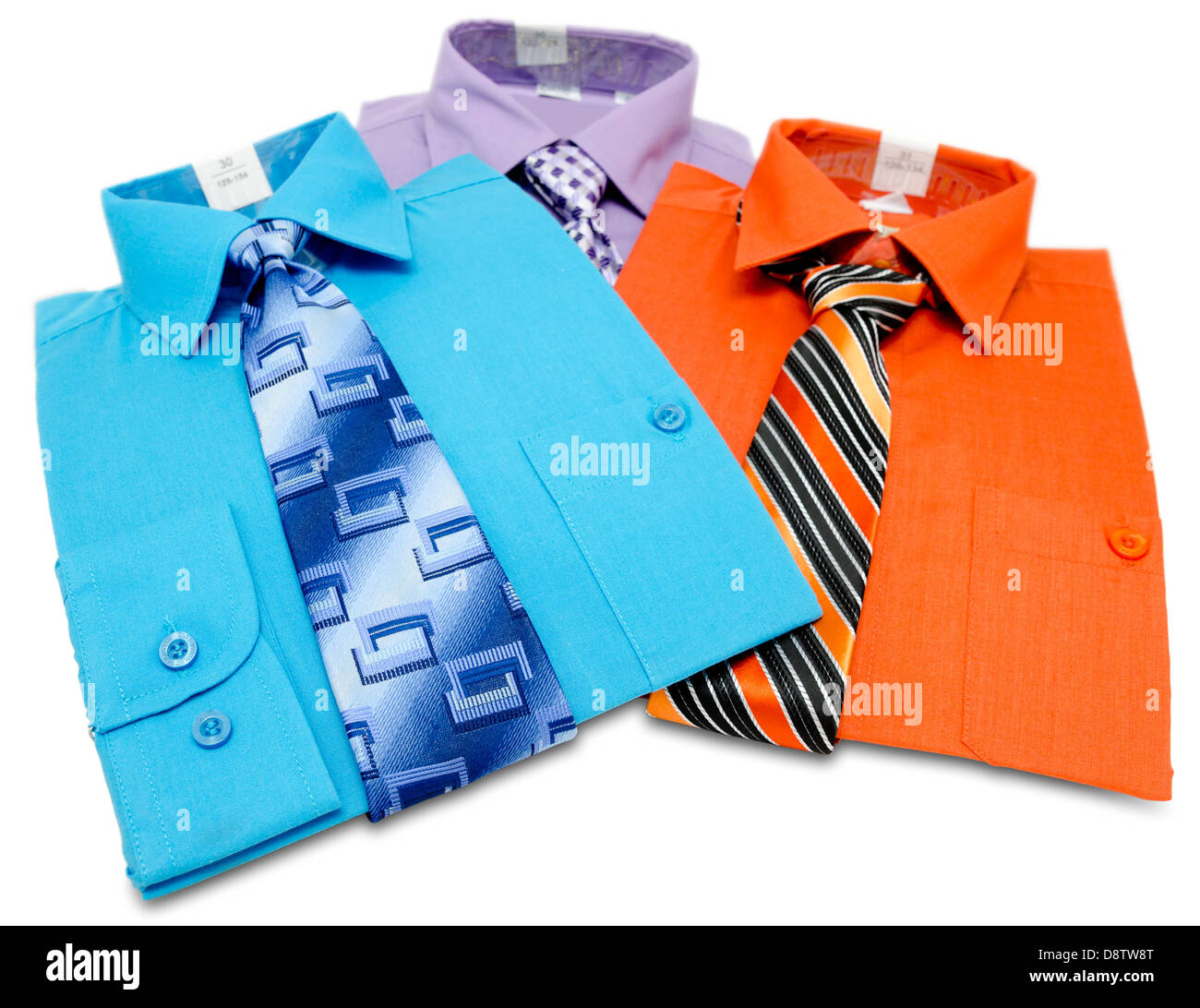 colorful mens shirts Stock Photo