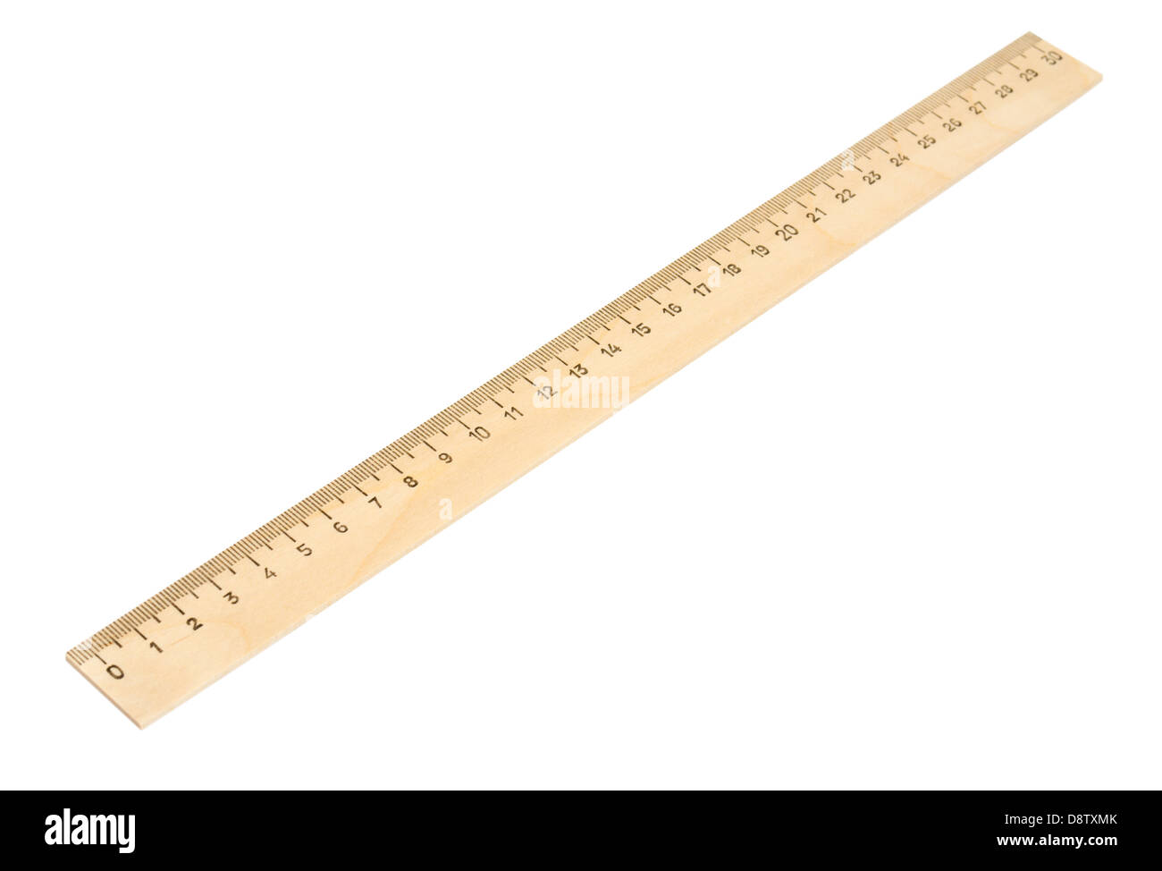 wooden ruler Stock Photo