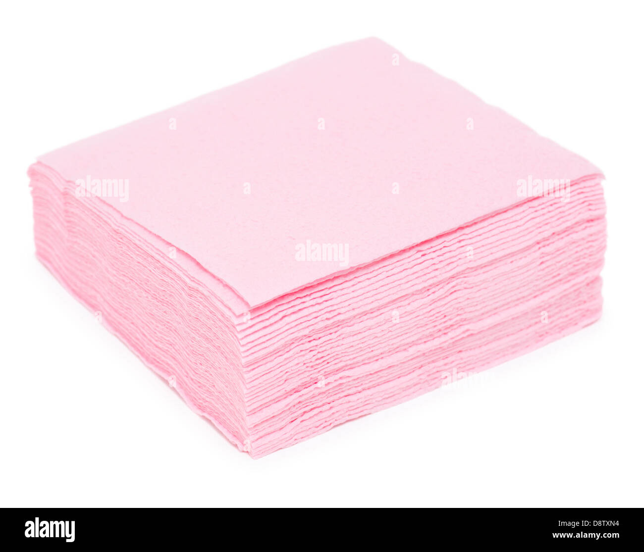 pink paper napkins Stock Photo Alamy