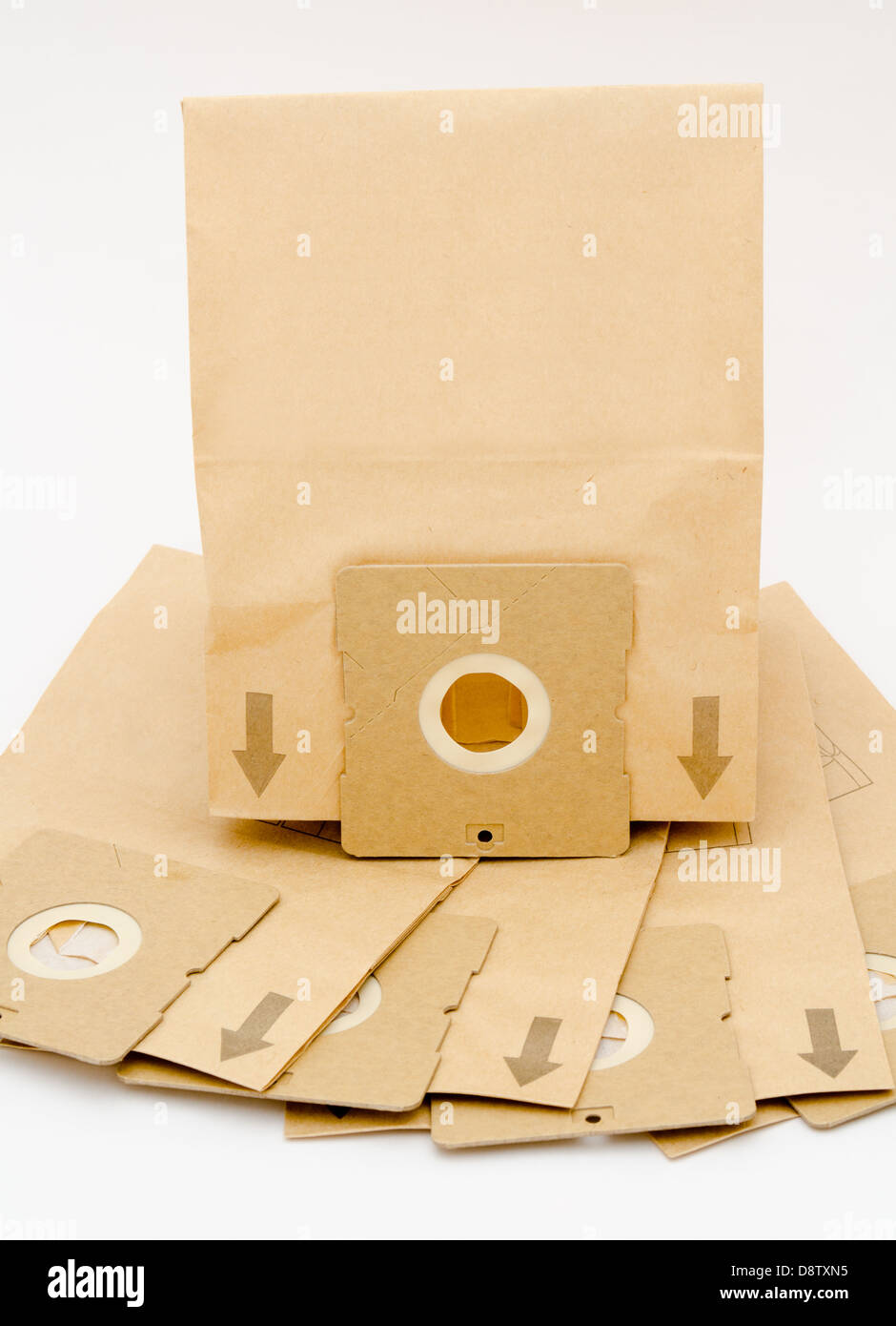 paper dust bags for vacuum cleaner Stock Photo
