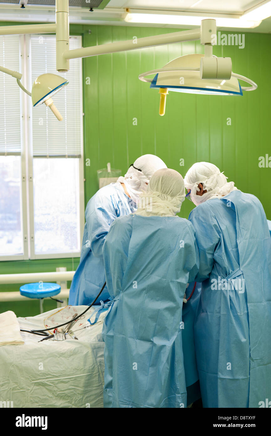 surgical operation Stock Photo