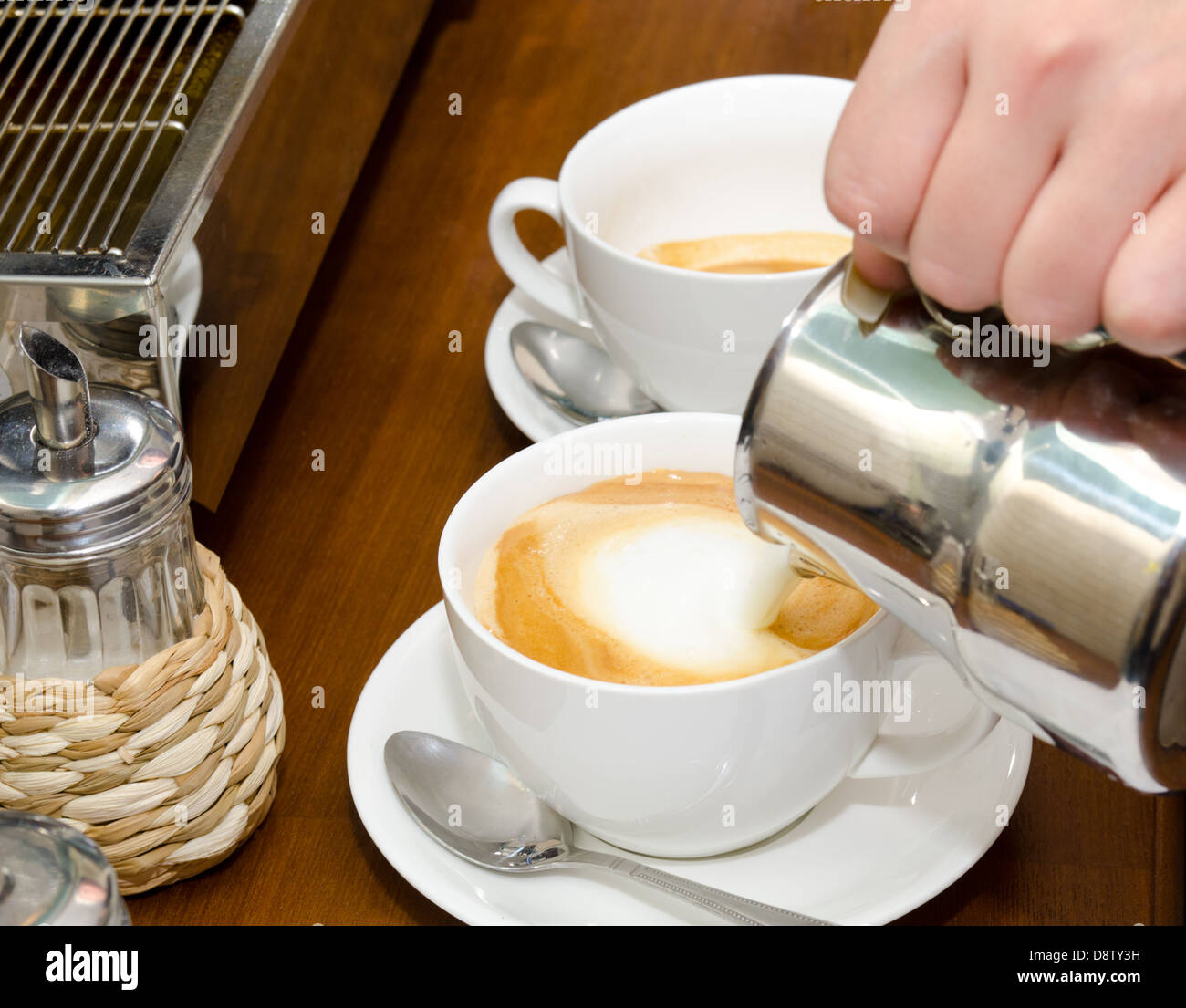 making coffee Stock Photo Alamy
