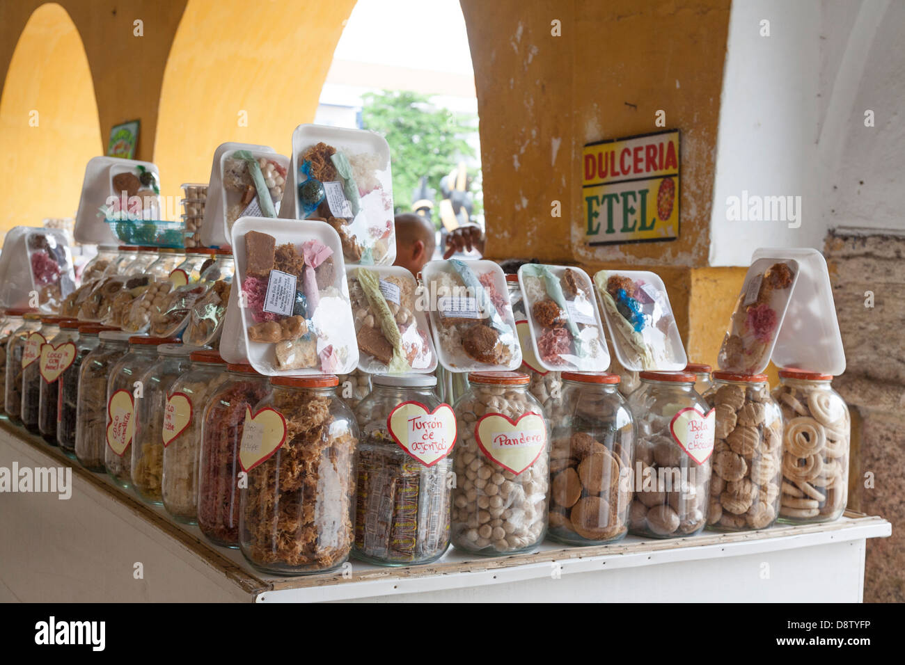Portal de los Dulces, Sweets, Plaza de los Coches, Cartagena, Colombia Stock Photo
