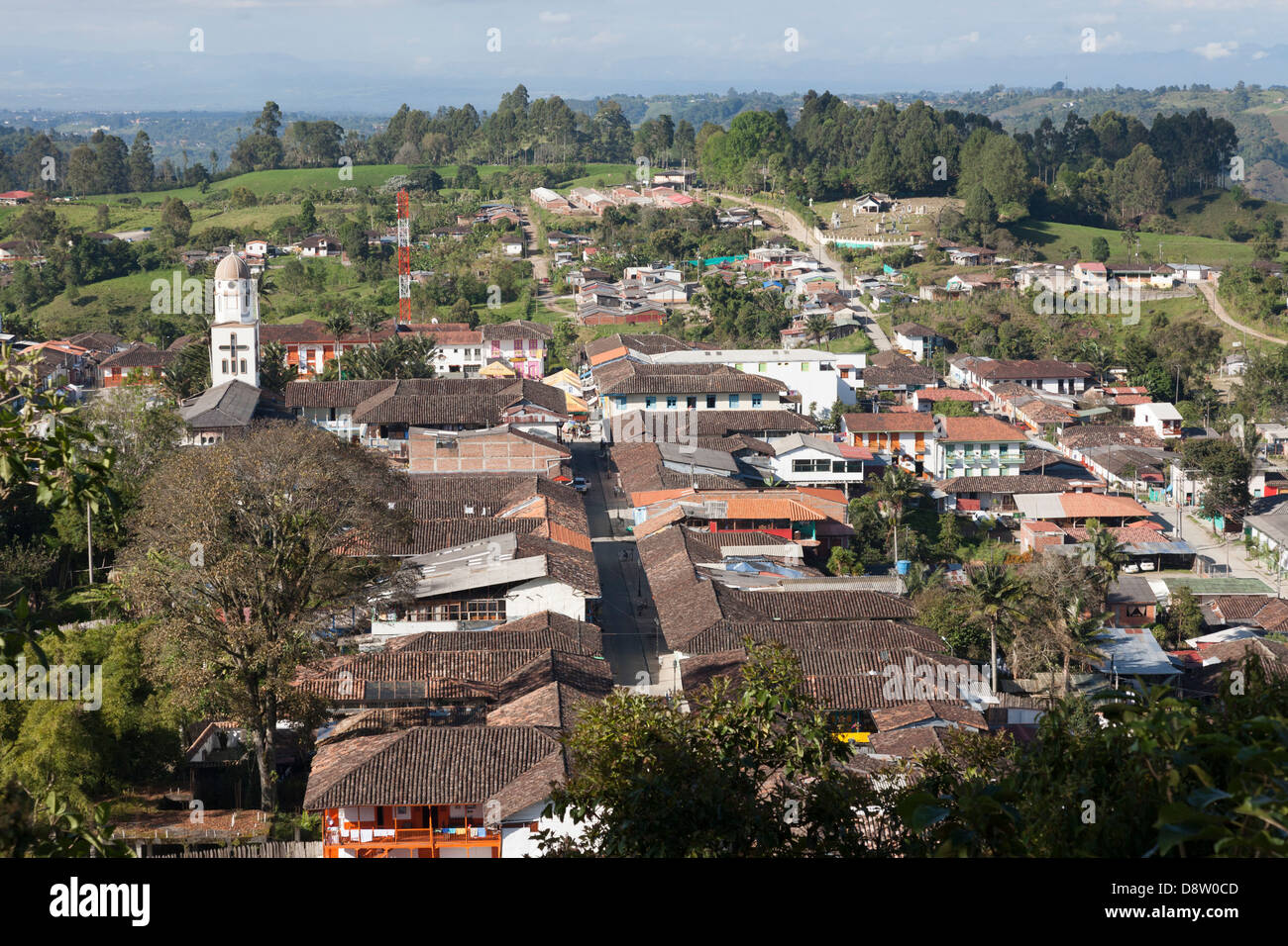 Salento, Cocora Valley, Colombia Stock Photo