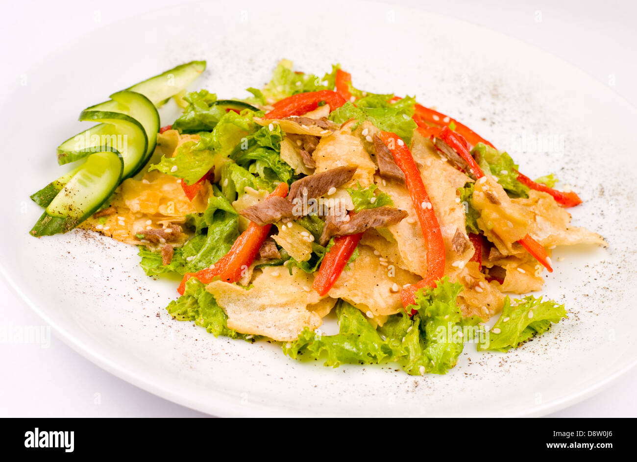 beef salad Stock Photo