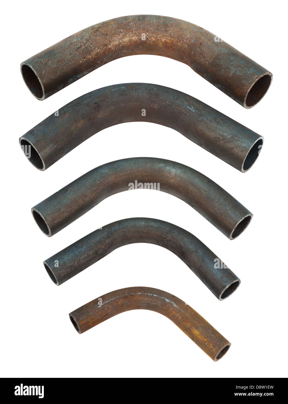 pipe bends Stock Photo