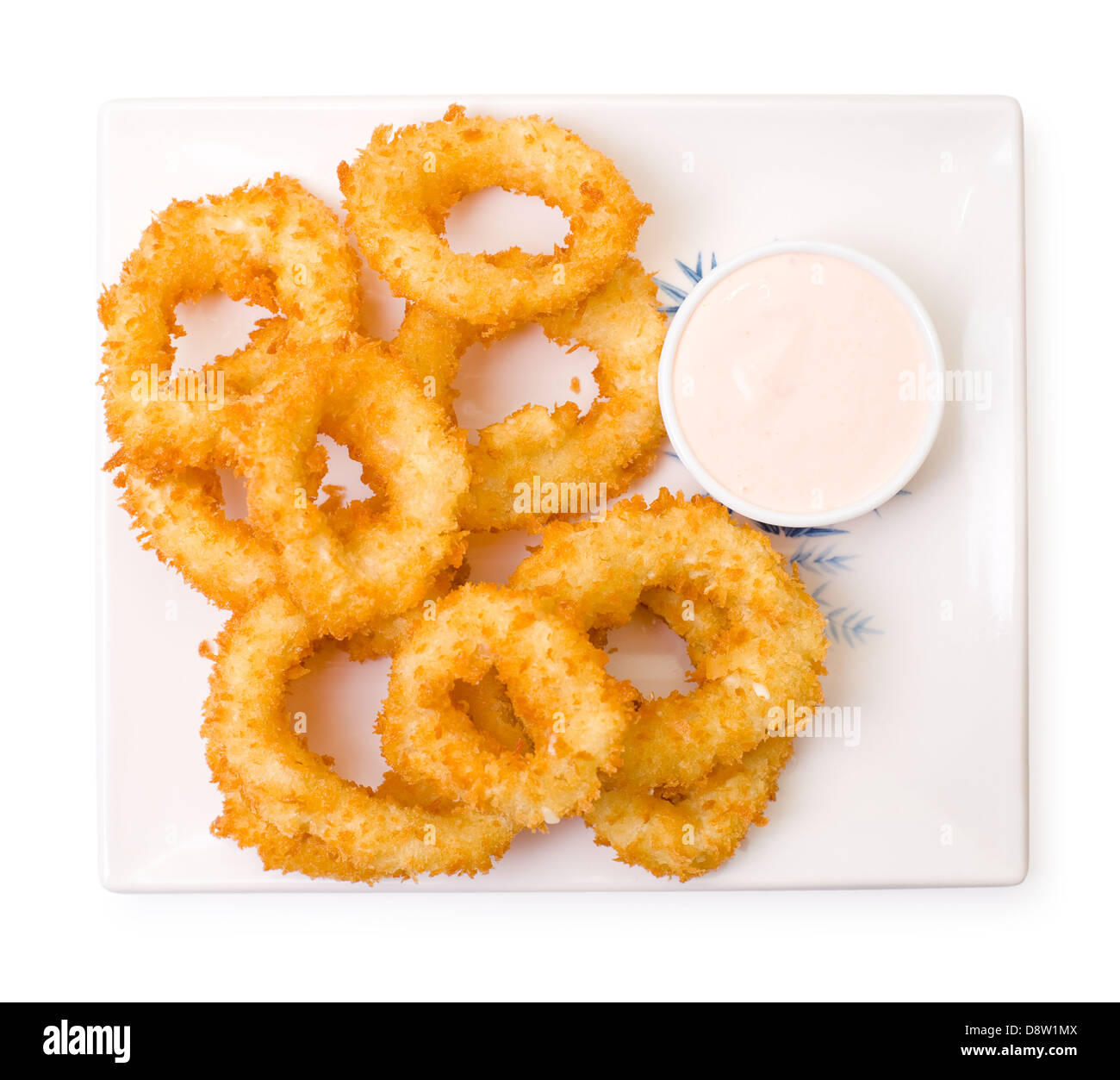 squid rings, fried in batter Stock Photo - Alamy