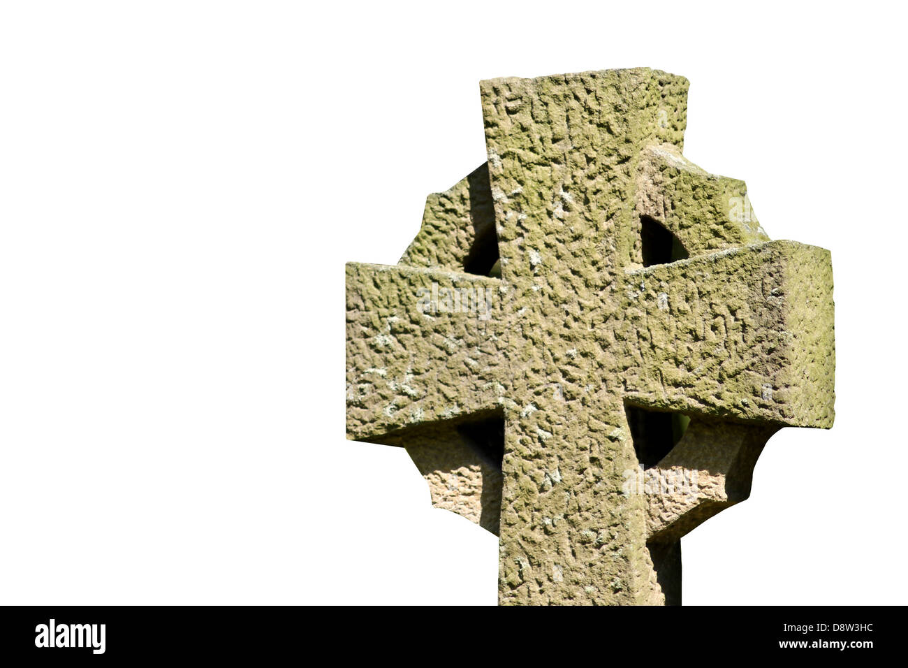 Celtic cross isolated on a white background. Stock Photo