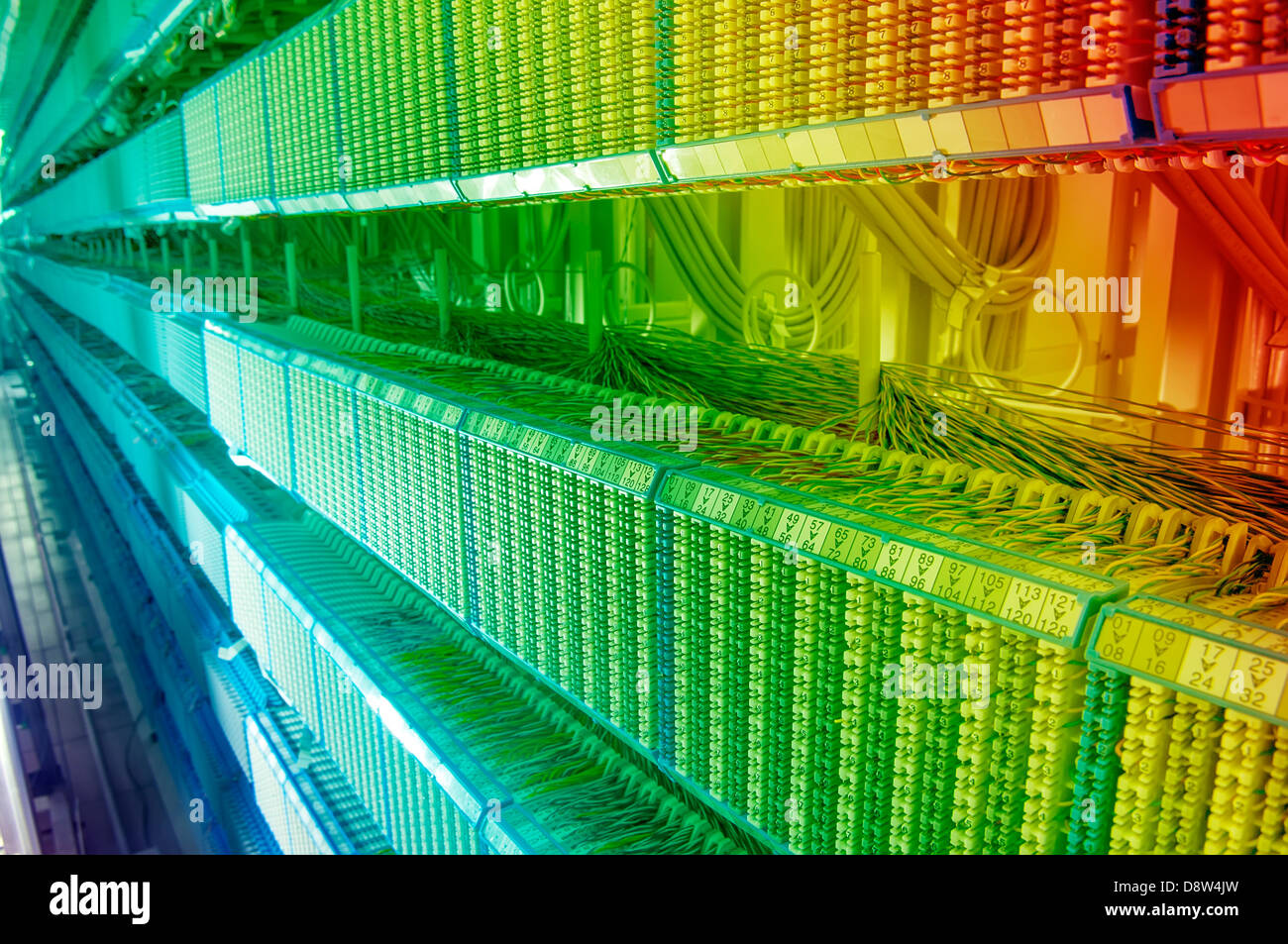 communication and internet network server room Stock Photo - Alamy