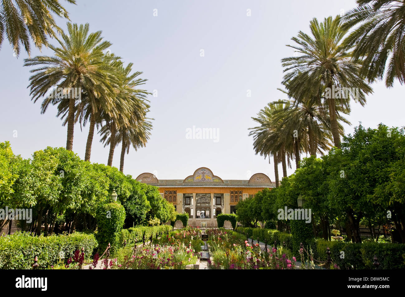 Iran, Shiraz, Orangery of Ghavam or Khan teological school palace Stock