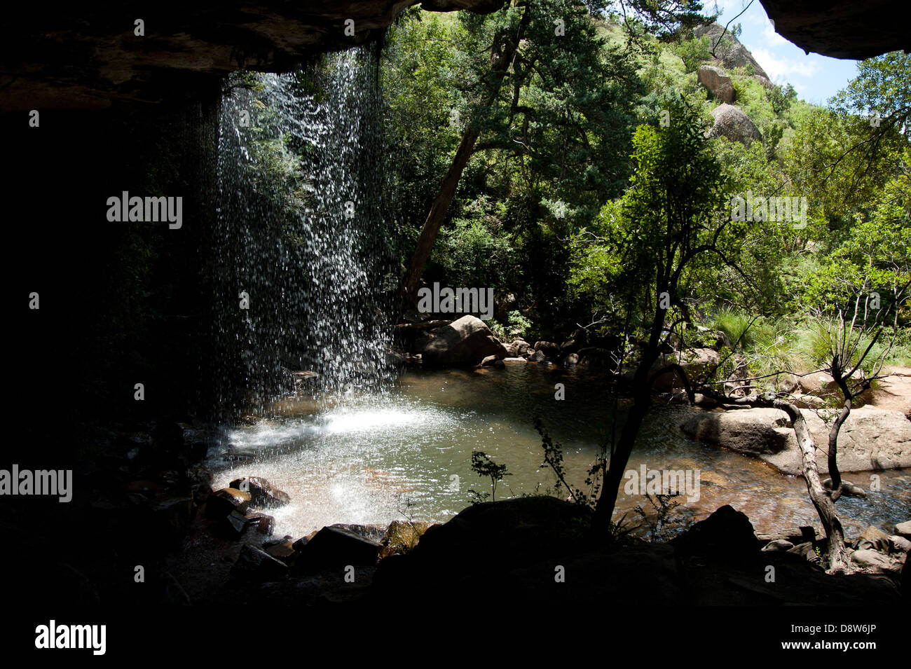 Doreen Falls, Royal Natal, uKhahlamba Drakensberg Park, South Africa Stock Photo